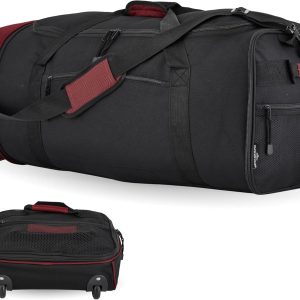 32-inch Collapsible Expandble Travel Rolling Duffel Bag