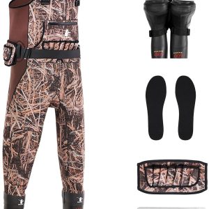 Women Hunting Waders, Waterfowl Duck Hunting Waders Female Insulated Neoprene Chest Wader Camo for Fishing Hunter
